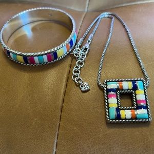 Brighton Cabana Necklace & Bracelet - EUC